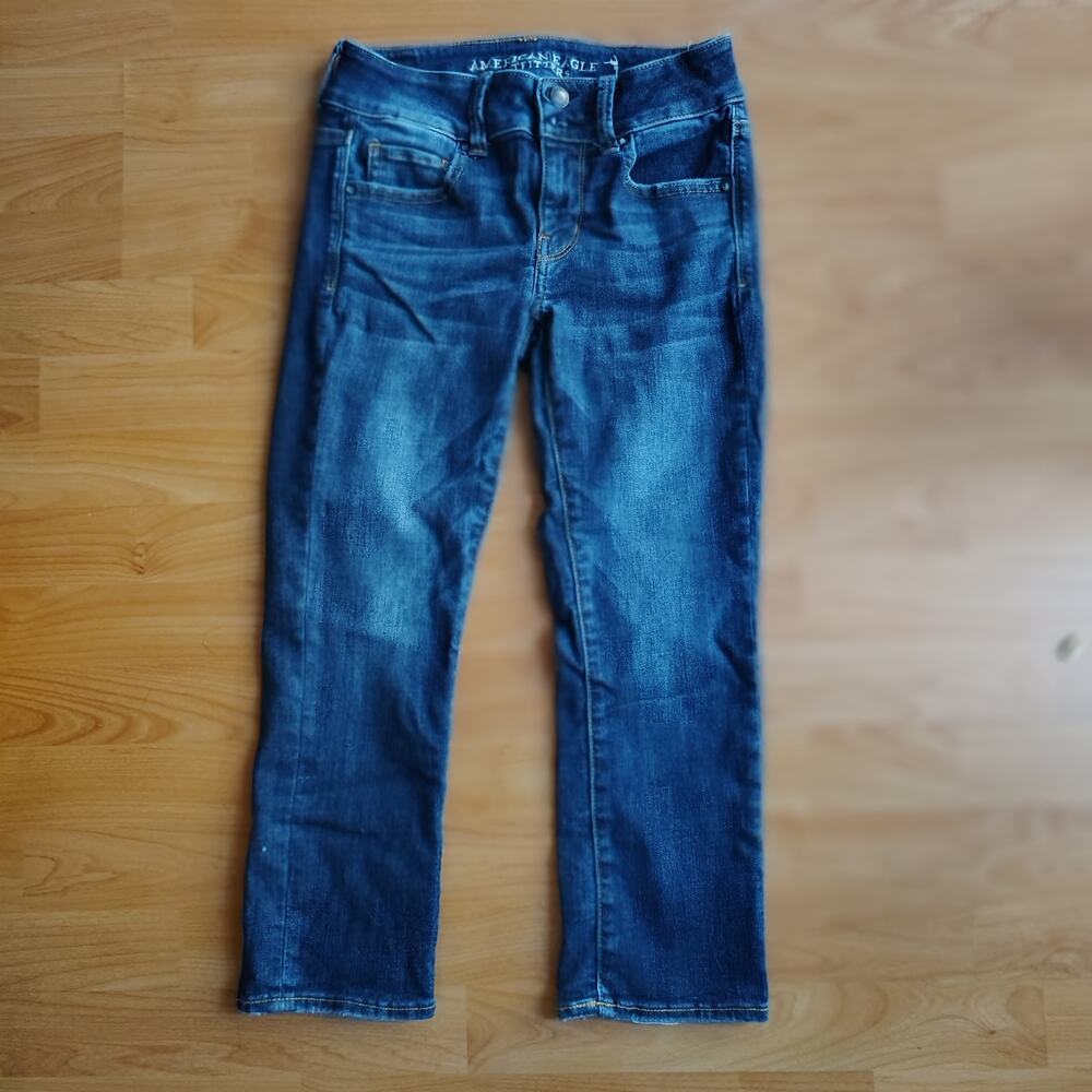 American Eagle Artist Crop Jeans – NE(X)T Level Stretch X – Size 4 Short
